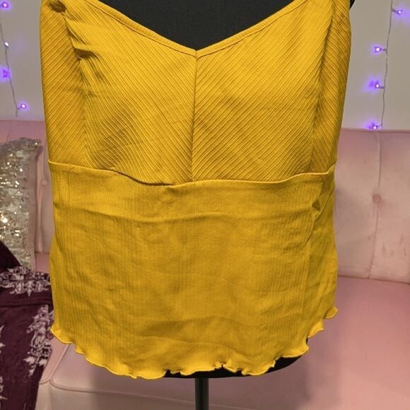 Plus Size Forever21 Mustard Yellow Top Size 3X - Picture 2 of 5
